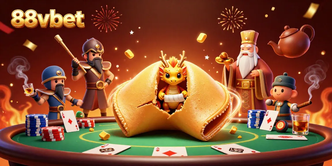 Experience excitement with 88vbet's vibrant casino illustration featuring games and fortune elements.