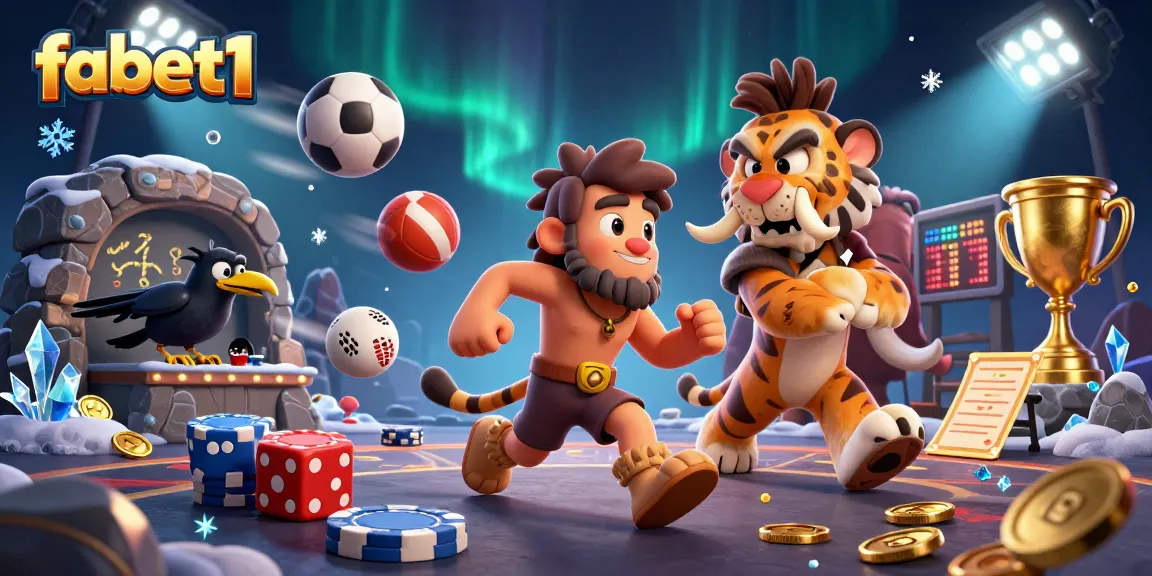 Join fabet1 for thrilling sports betting action and engaging casino games in a dynamic 3D scene.